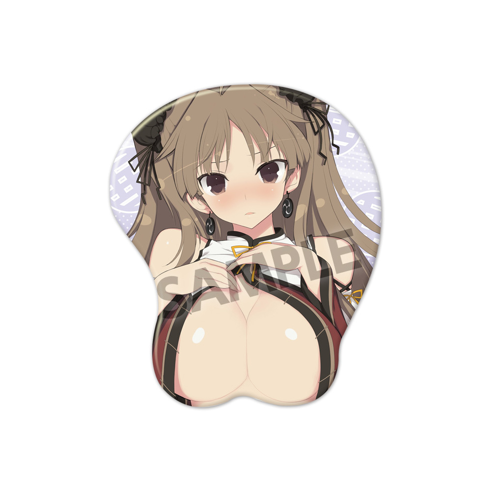 閃亂神樂蓮華胸部滑鼠墊 閃乱カグラ蓮華おっぱいマウスパッド 動漫產品 文具