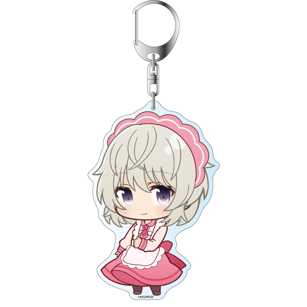 高校艦隊 Deka匙扣 Puni 角色 緹雅 克魯采 女僕服ver 2 ハイスクール フリート デカキーホルダー ぷにキャラ テア クロイツェル メイド服ver 2 動漫產品 匙扣及掛繩