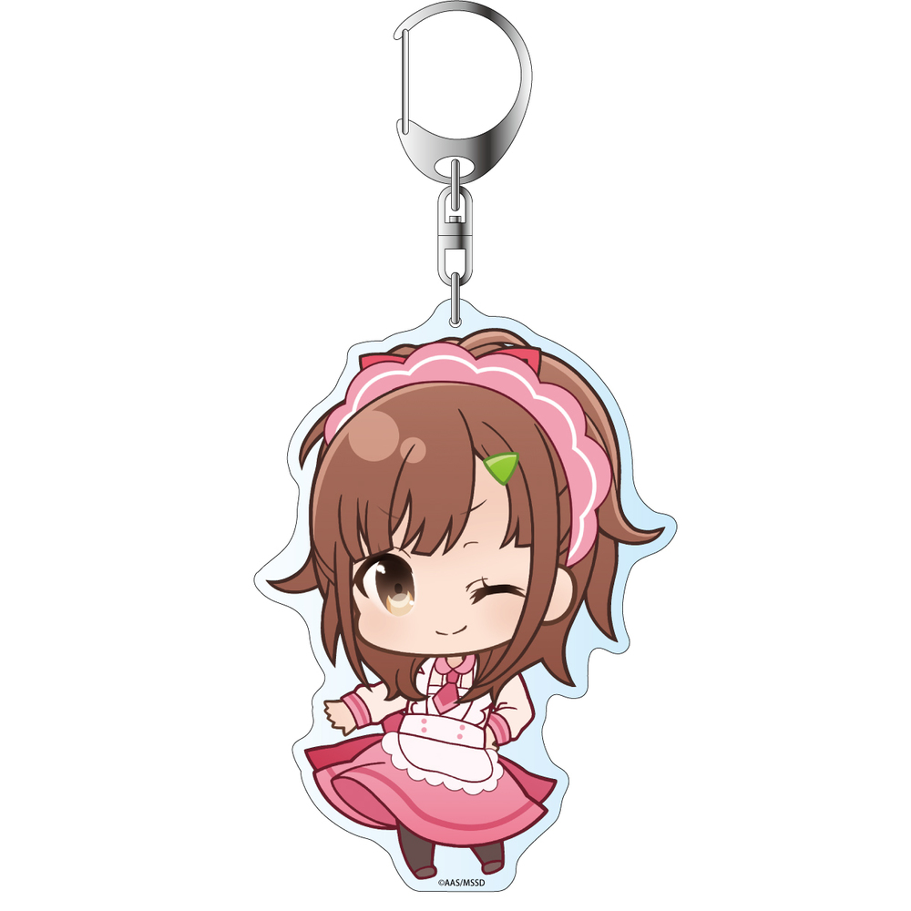高校艦隊 Deka匙扣 Puni角色 西崎芽依 女僕服ver 2 ハイスクール フリート デカキーホルダー ぷにキャラ 西崎芽依 メイド服ver 2 動漫產品 匙扣及掛繩