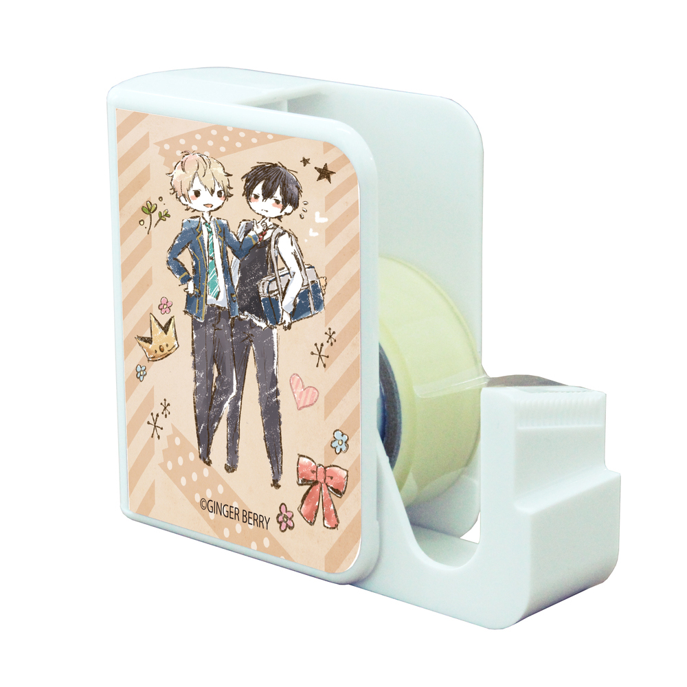 角色膠紙座男子高校生02 二見琉生 川井志馬 Graff Art Design 1盒3件 キャラテープカッター男子高校生 はじめての02 二見 琉生 川井志馬 グラフアートデザイン 動漫產品
