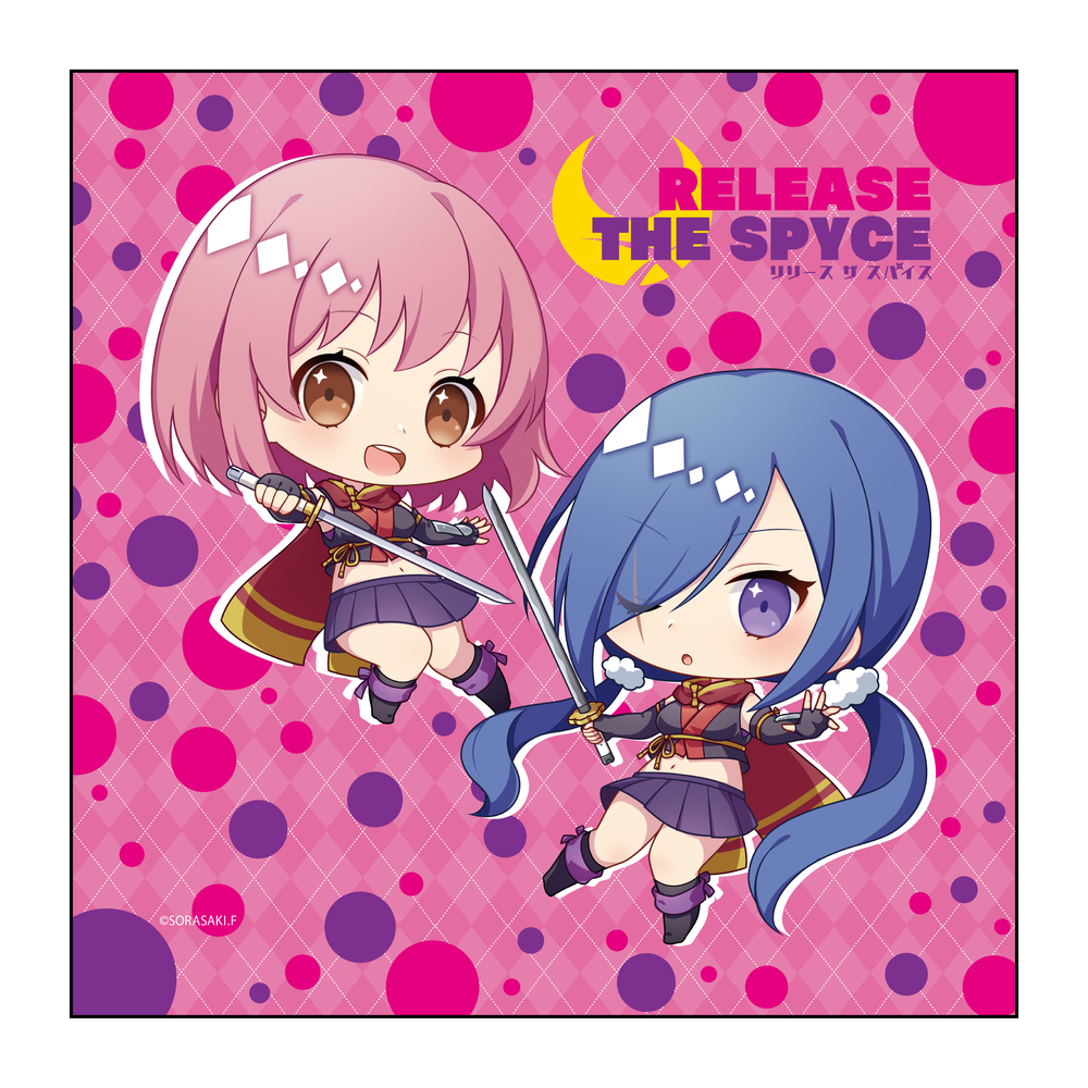 Release The Spyce 超細纖維deformed Ver 源桃 半蔵門雪 1盒3件 Release The Spyce マイクロファイバーデフォルメver 源モモ 半蔵門雪 動漫產品 生活精品