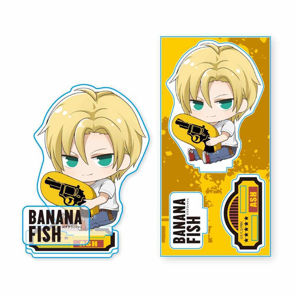 Banana Fish Gyugyutto 亞加力膠figure 亞修 林克斯 Banana Fish ぎゅぎゅっとアクリルフィギュア アッシュ リンクス 動漫產品 插畫及色紙