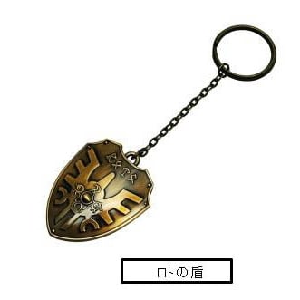 勇者鬥惡龍 金屬物品匙扣 羅德的盾 ドラゴンクエスト メタリックアイテムキーホルダー ロトの盾 動漫產品 匙扣及掛繩