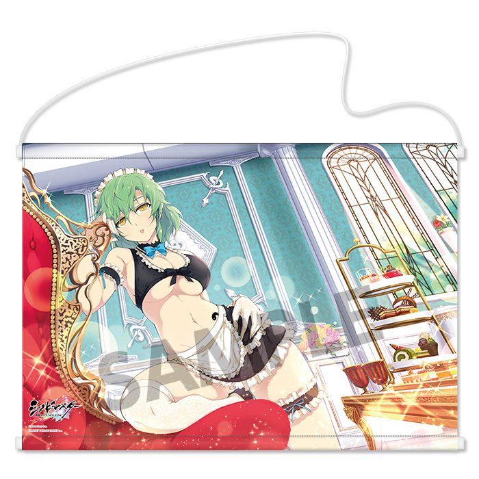 忍者大師閃亂神樂 New Link B2掛畫 日影 Sexy Maid 1盒2件 シノビマスター閃乱カグラ New Link B2タペストリー 日影 セクシーメイド 動漫產品 插畫及色紙