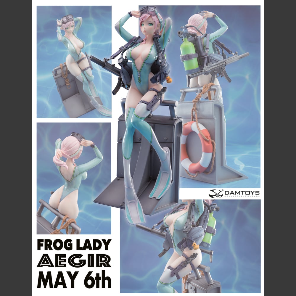 DAMTOYS DMF003 1/7 Scale美少女Figure 放課後Arena FrogLady Aegir | DAMTOYS DMF003  1/7スケール美少女フィギュア 放課後アリーナ フログレディー エーギル(Aegir) | Figures | Figures 擺設 |  6970569622439