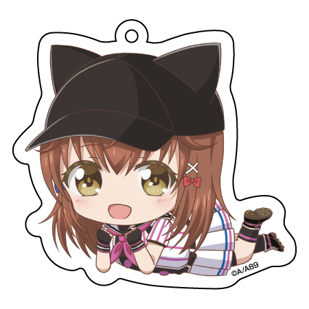 八月的棒球甜心gororin亞加力膠匙扣5 宇喜多茜 1盒2件 八月のシンデレラナインごろりんアクリルキーホルダー5 宇喜多茜 動漫產品 匙扣及掛繩