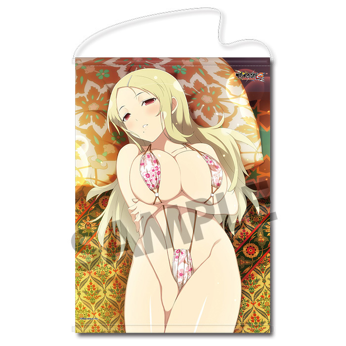 閃亂神樂newwave G Burst B2掛畫四季泳裝女子會 1盒2件 閃乱カグラnewwave Gバーストb2タペストリー四季水着で女子会 動漫產品 插畫及色紙