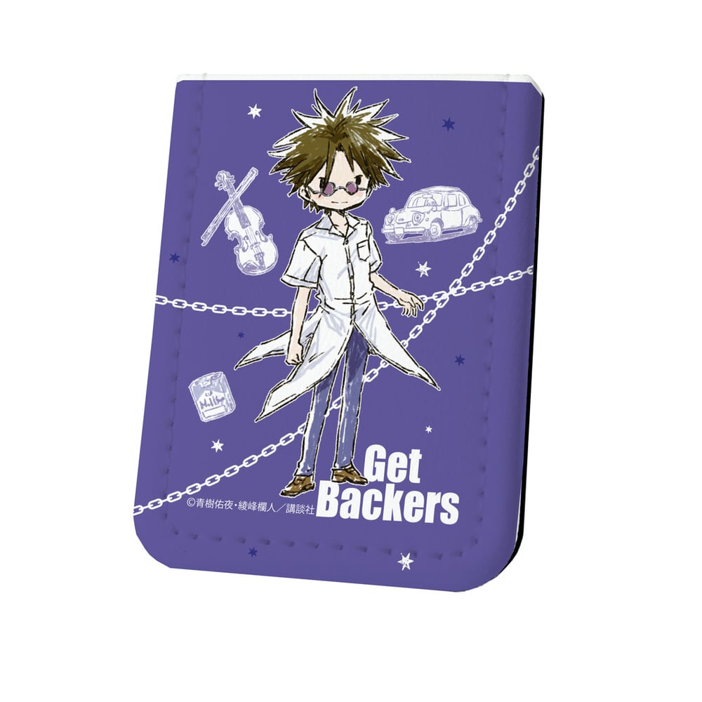 皮製便條貼紙簿getbackers 奪還屋 01 美堂蛮 Graff Art Design 1盒3件 レザーフセンブックgetbackers 奪還屋 01 美堂蛮 グラフアートデザイン 動漫產品 卡片及電話配件