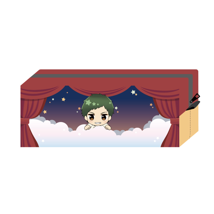 Notty系列star Myu 高校星歌劇 化妝袋戌峰誠士郎 のってぃーシリーズスタミュ 高校星歌劇 コスメポーチ戌峰誠士郎 動漫產品