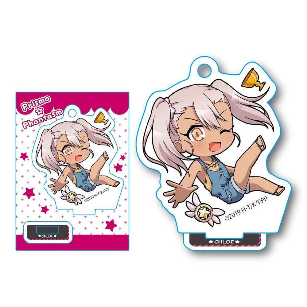 Fate Kaleid Liner Prisma Illya Prisma Phantasm Pukasshu 迷你台座 全力問答無用踢罐ver 克洛伊 馮 愛因茲貝倫 1盒3件 Fate Kaleid Liner Prisma Illya プリズマ ファンタズム ぷかっしゅミニスタンド 全力問答無用缶蹴りver クロエ フォン アインツベルン