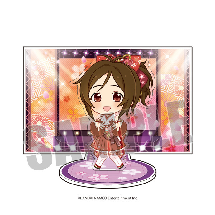 The Idolm Ster Cinderella Girls 亞加力膠角色情景小擺設 13 道明寺歌鈴 アイドルマスターシンデレラガールズ アクリルキャラプレートぷち 13 道明寺歌鈴 動漫產品 生活精品