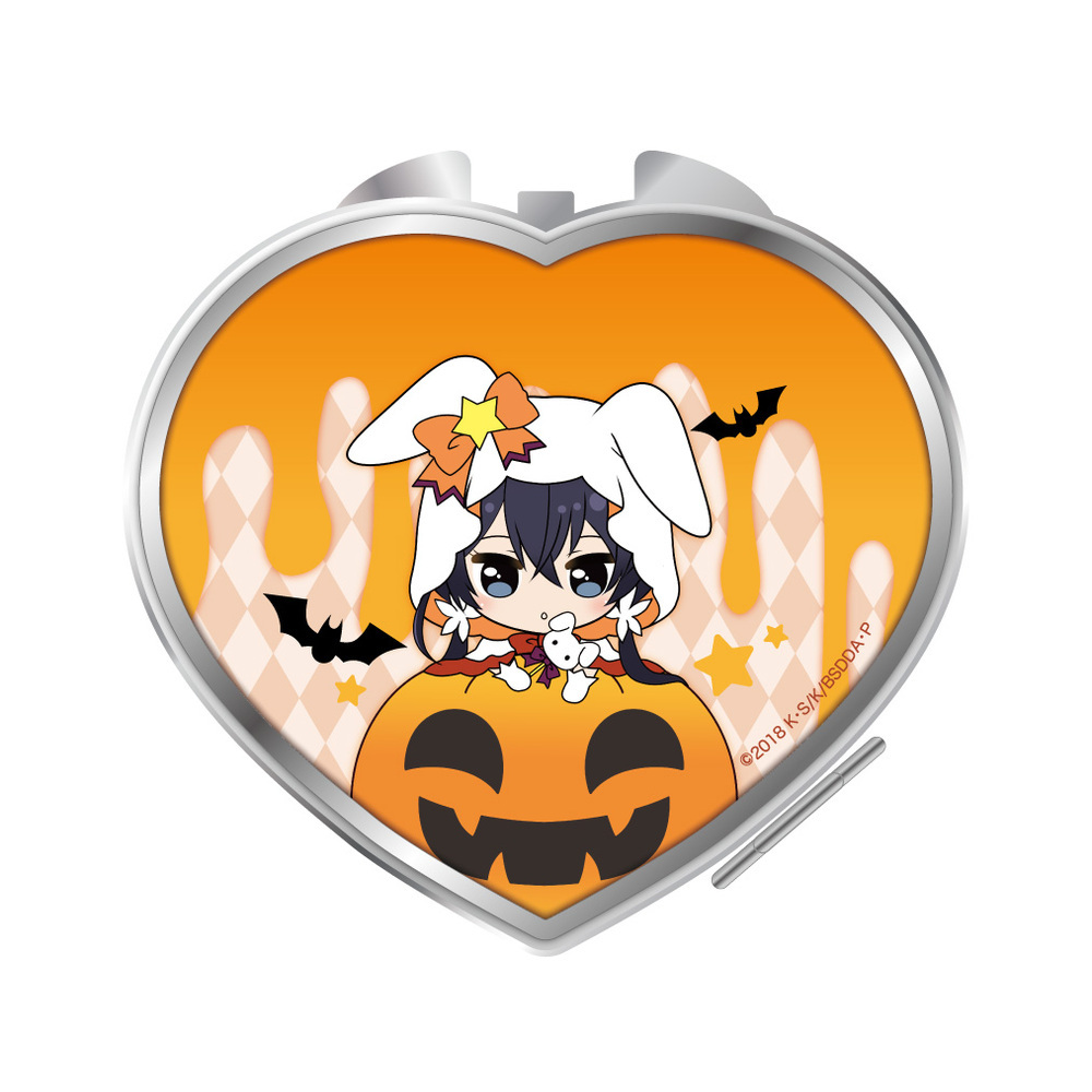 Notty系列 文豪野犬 Dead Apple Heart型小鏡子 泉鏡花 萬聖節ver のってぃーシリーズ 文豪ストレイドッグス Dead Apple ハート型コンパクトミラー 泉鏡花 ハロウィンver 動漫產品 生活精品