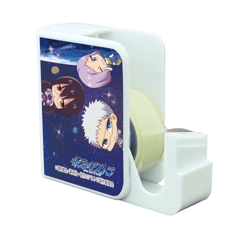 角色膠紙座 彼方的阿斯特拉 03 札克 沃克 盧卡 艾斯伯基特 溫琺 露 迷你角色 1盒3件 キャラテープカッター 彼方のアストラ 03 ザック ウォーカー ルカ エスポジト ユンファ ルー ミニキャラ 動漫產品 文具
