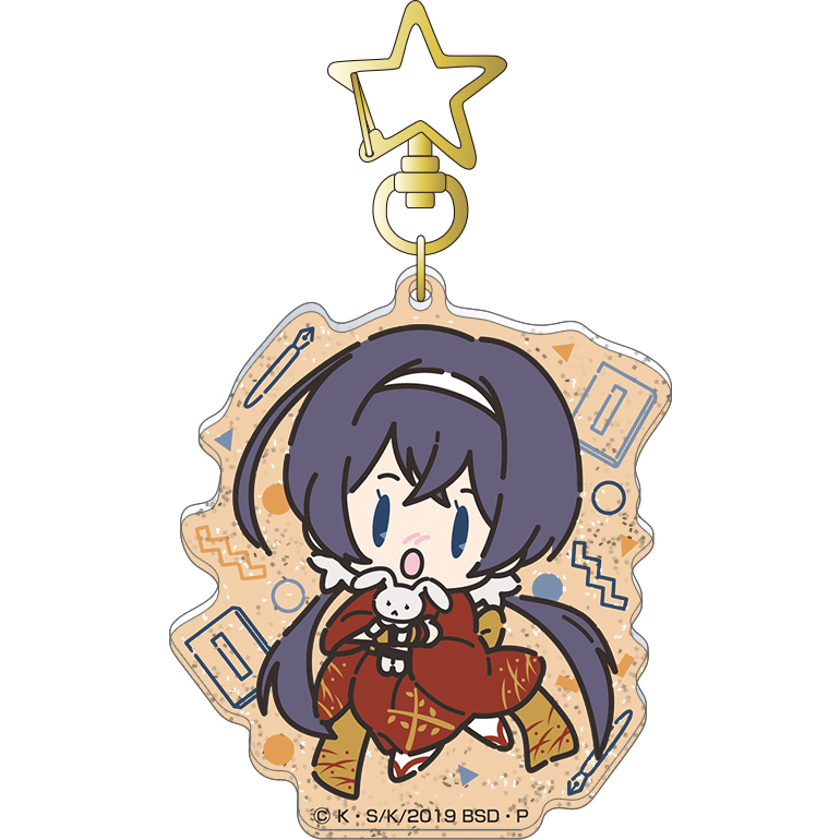 文豪野犬亞加力膠匙扣泉鏡花復古小小角色 1盒2件 文豪ストレイドッグスアクリルキーホルダー泉鏡花レトロちびキャラ 動漫產品 匙扣及掛繩