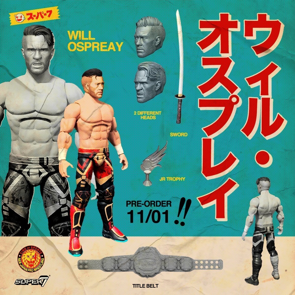 New Japan Pro-Wrestling Will Ospreay Action Figure | New Japan Pro