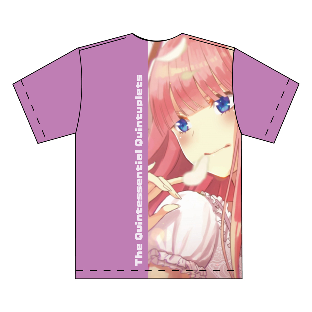 五等分的新娘全彩圖t恤中野二乃m碼 五等分の花嫁フルグラフィックtシャツ中野二乃mサイズ 動漫產品 潮流服飾 五等分的新娘全彩圖t恤中野二乃m碼 五等分の花嫁フルグラフィックtシャツ中野二乃mサイズ 動漫產品 潮流服飾