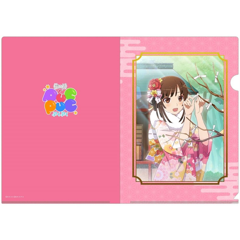 物語系列pukupuku 透明file 千石撫子 神呀 除此以外我別無所求 1盒5件 物語シリーズぷくぷくa4クリアファイル千石撫子 神様は 叶える以外ないんだよ 動漫產品