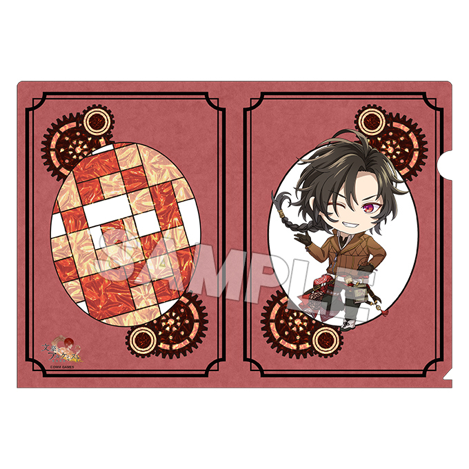 文豪與鍊金術師 黏土人plus 透明file 織田作之助 1盒5件 文豪とアルケミスト ねんどろいどぷらす クリアファイル 織田作之助 動漫產品 文具