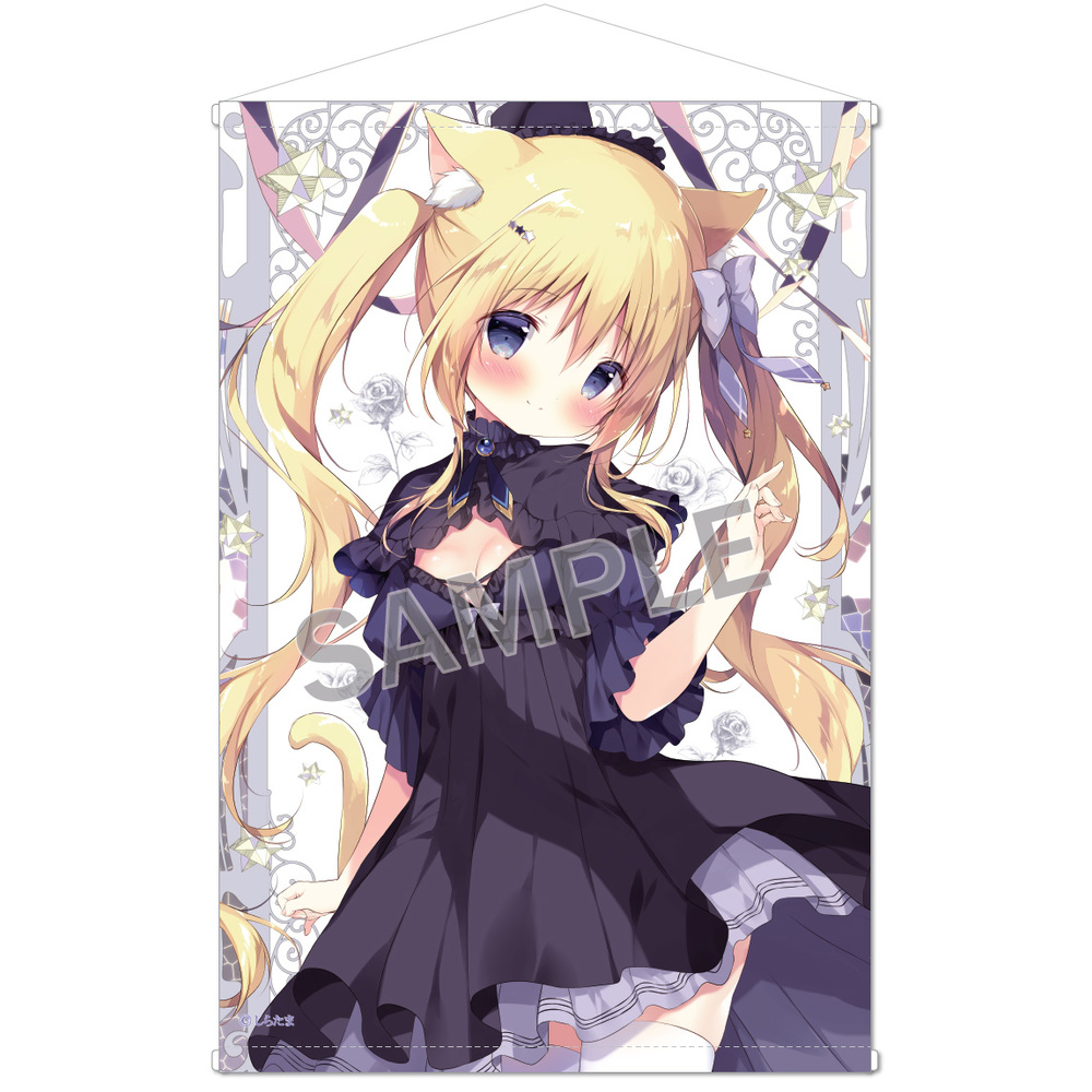 Shiratama B2掛畫魔法少女korone しらたまb2タペストリー魔法少女ころねちゃん 動漫產品 生活精品 插畫及色紙