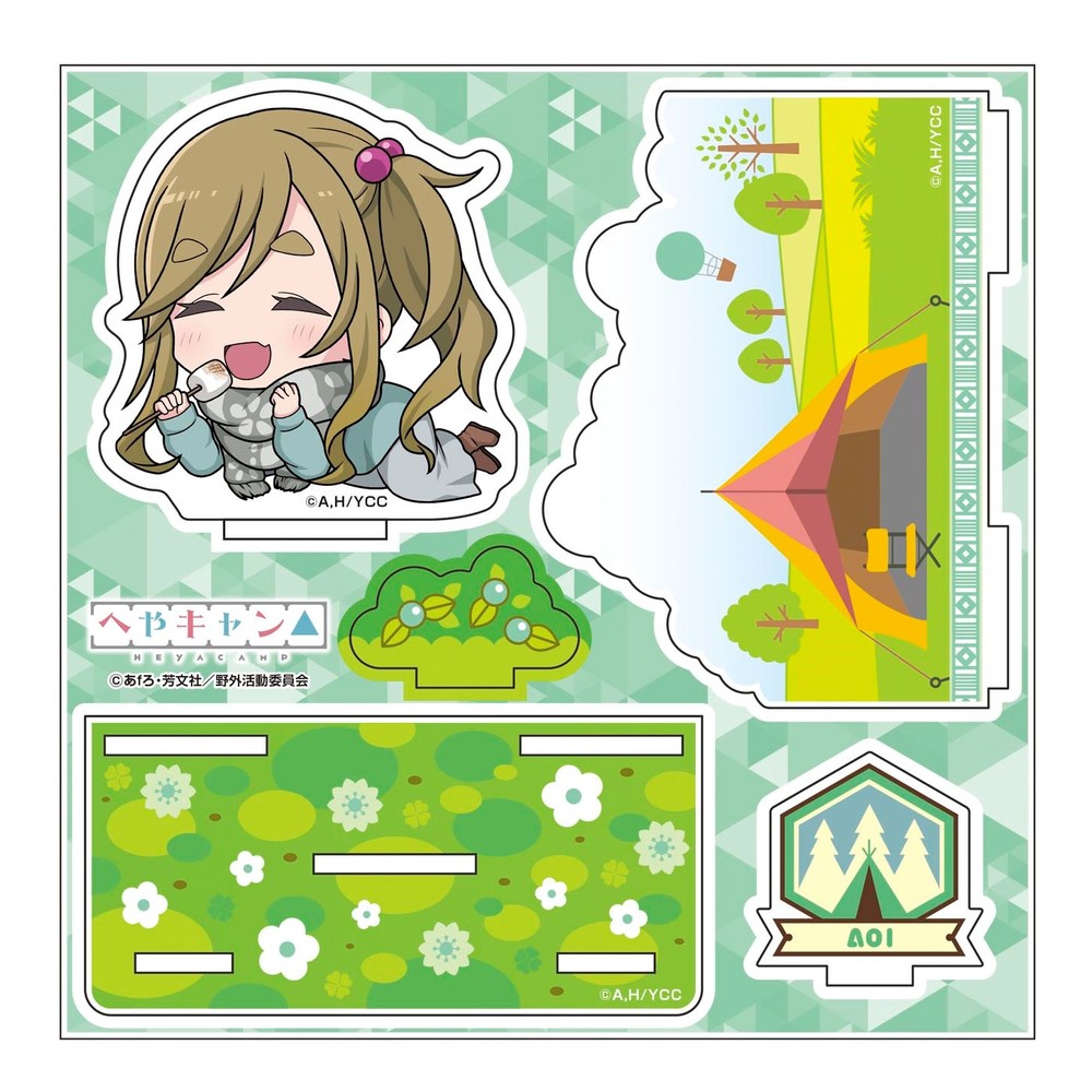 房間露營 Sd迷你亞加力膠立牌3 犬山葵 へやキャン Sdミニアクリルジオラマ3 犬山あおい 動漫產品 插畫及色紙 4573488979596