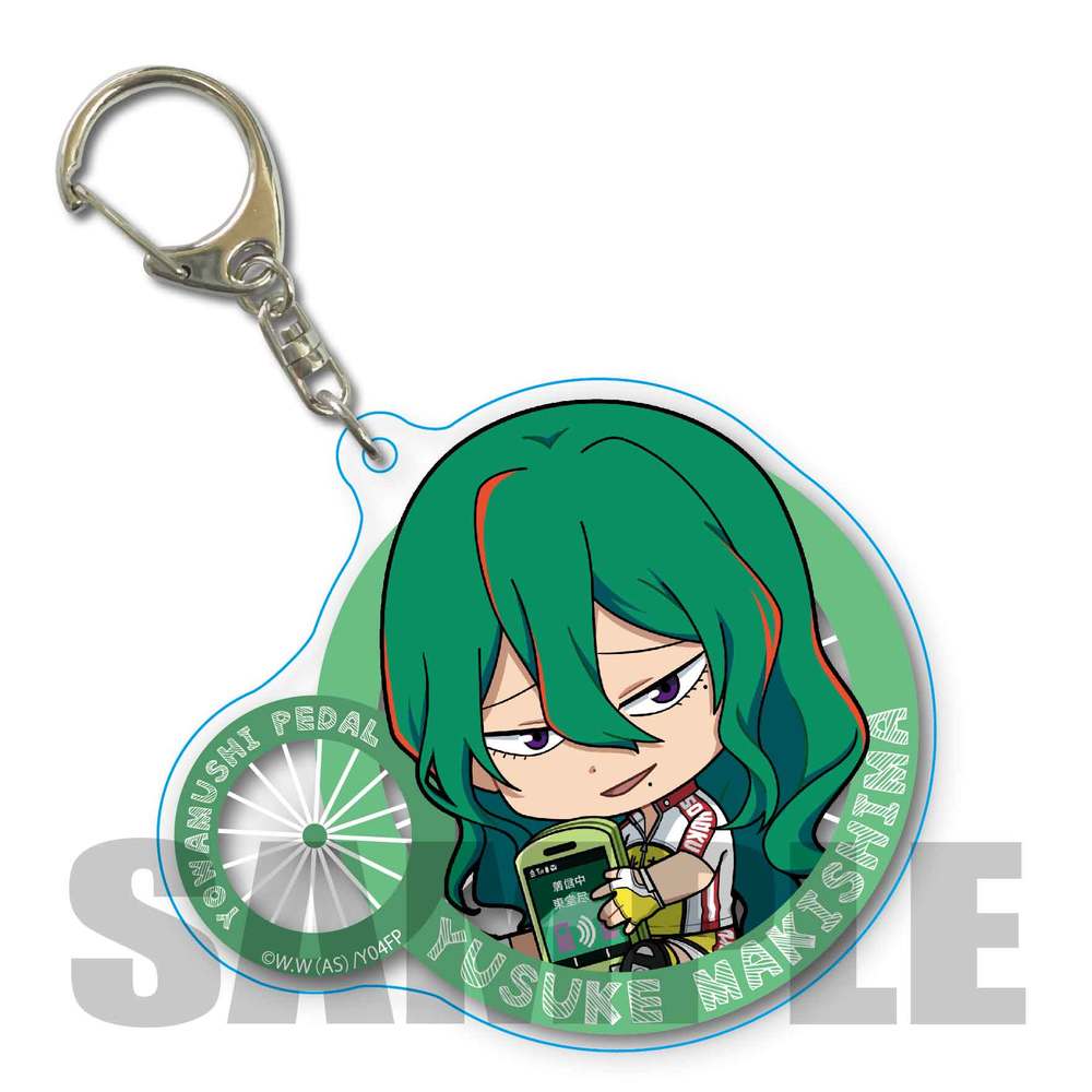 飆速宅男 Glory Line Gyugyutto 中小型亞加力膠匙扣 巻島裕介 弱虫ペダル Glory Line ぎゅぎゅっとちょいデカアクリルキーホルダー 巻島裕介 動漫產品 匙扣及掛繩