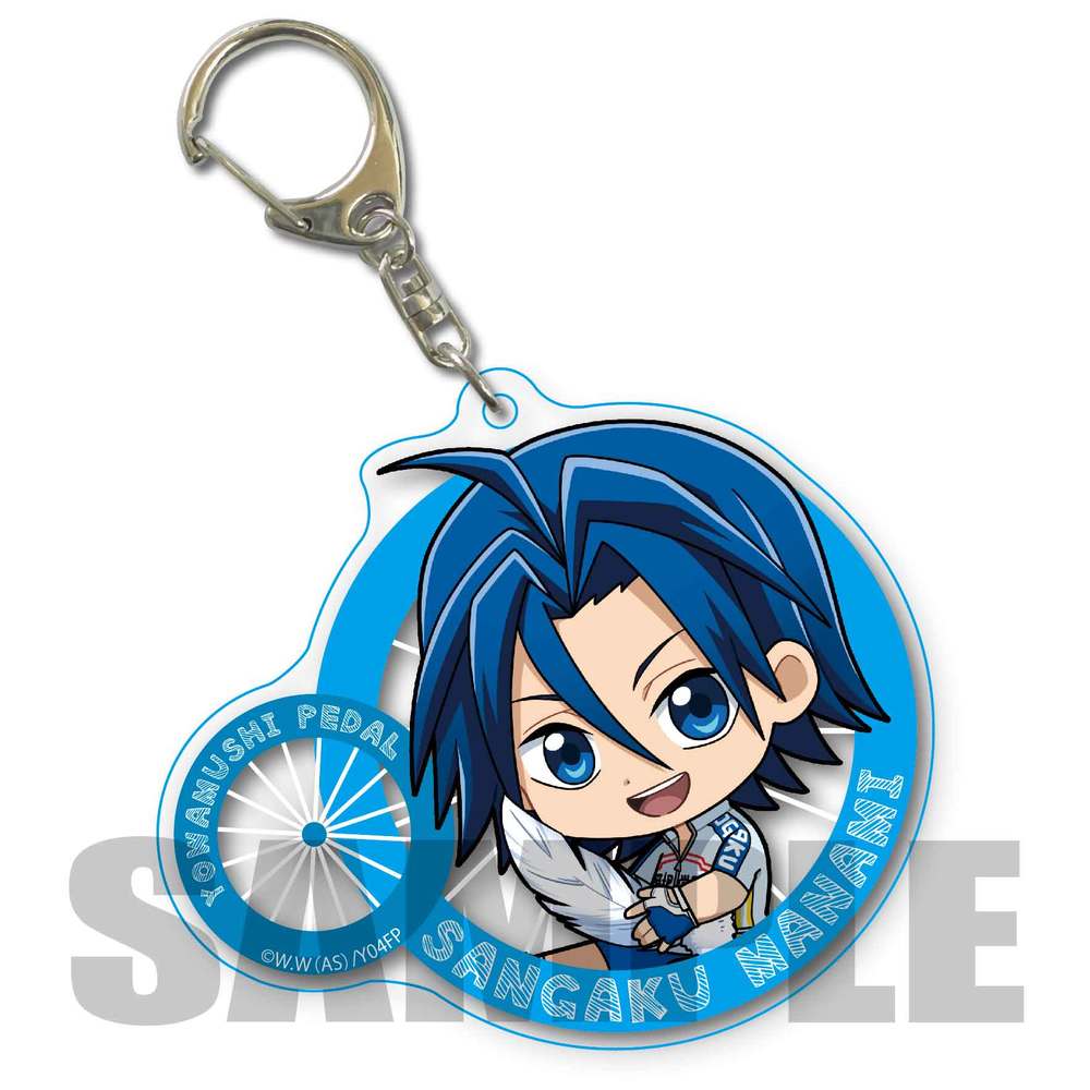 飆速宅男glory Line Gyugyutto 中小型亞加力膠匙扣真波山岳 弱虫ペダルglory Line ぎゅぎゅっとちょいデカアクリルキーホルダー真波山岳 動漫產品