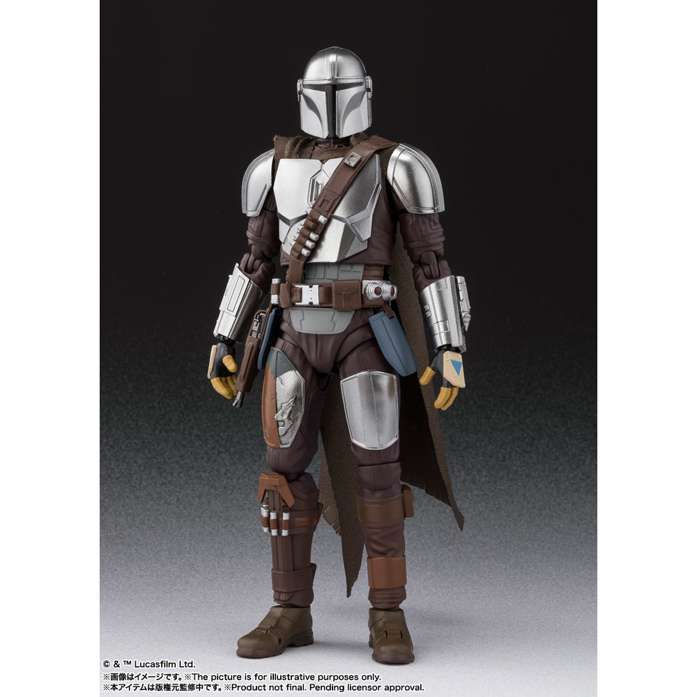 the mandalorian beskar armor figure