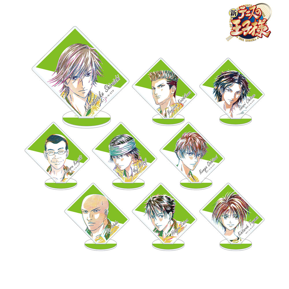新網球王子交換ani Art亞加力膠台座四天寶寺 1盒9件 新テニスの王子様トレーディングani Artアクリルスタンド四天宝寺 動漫產品 食玩及盒蛋
