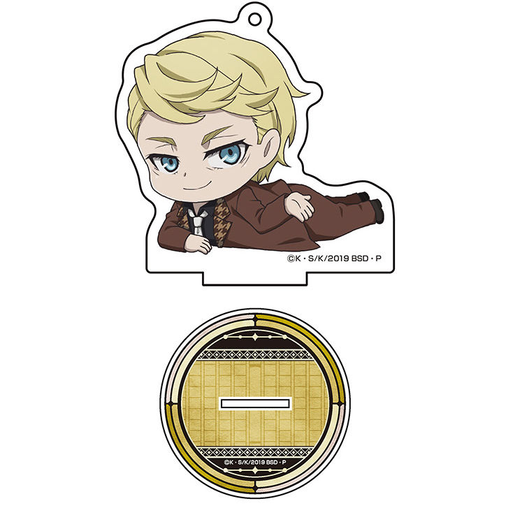 文豪野犬 Gororin亞加力膠匙扣 6 Francis Vol 2 文豪ストレイドッグス ごろりんアクリルキーホルダー 6 フランシス Vol 2 動漫產品 匙扣及掛繩