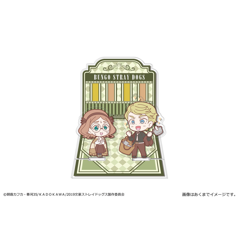 文豪野犬 亞加力膠立牌台座 Vol 2 04 Francis F 露意莎 A 文豪ストレイドッグス アクリルジオラマスタンド Vol 2 04 フランシス F ルイーザ A 動漫產品 插畫及色紙