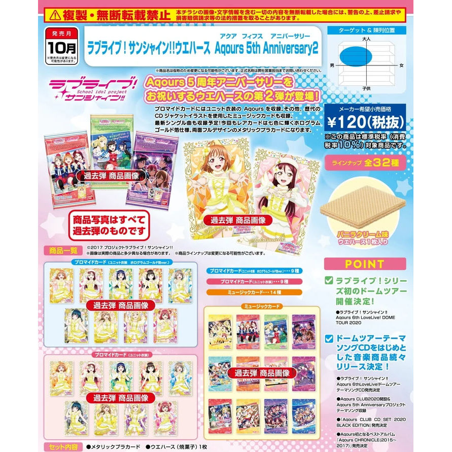 ラブライブ！サンシャイン！！ウエハース ボックス キャラクター