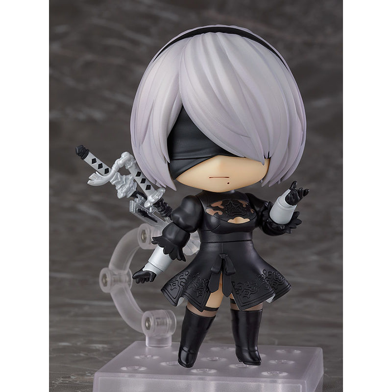 黏土人尼爾 自動人形2b Yorha 二號b型 ねんどろいどnier Automata 2b ヨルハ二号b型 Figures 可動figures
