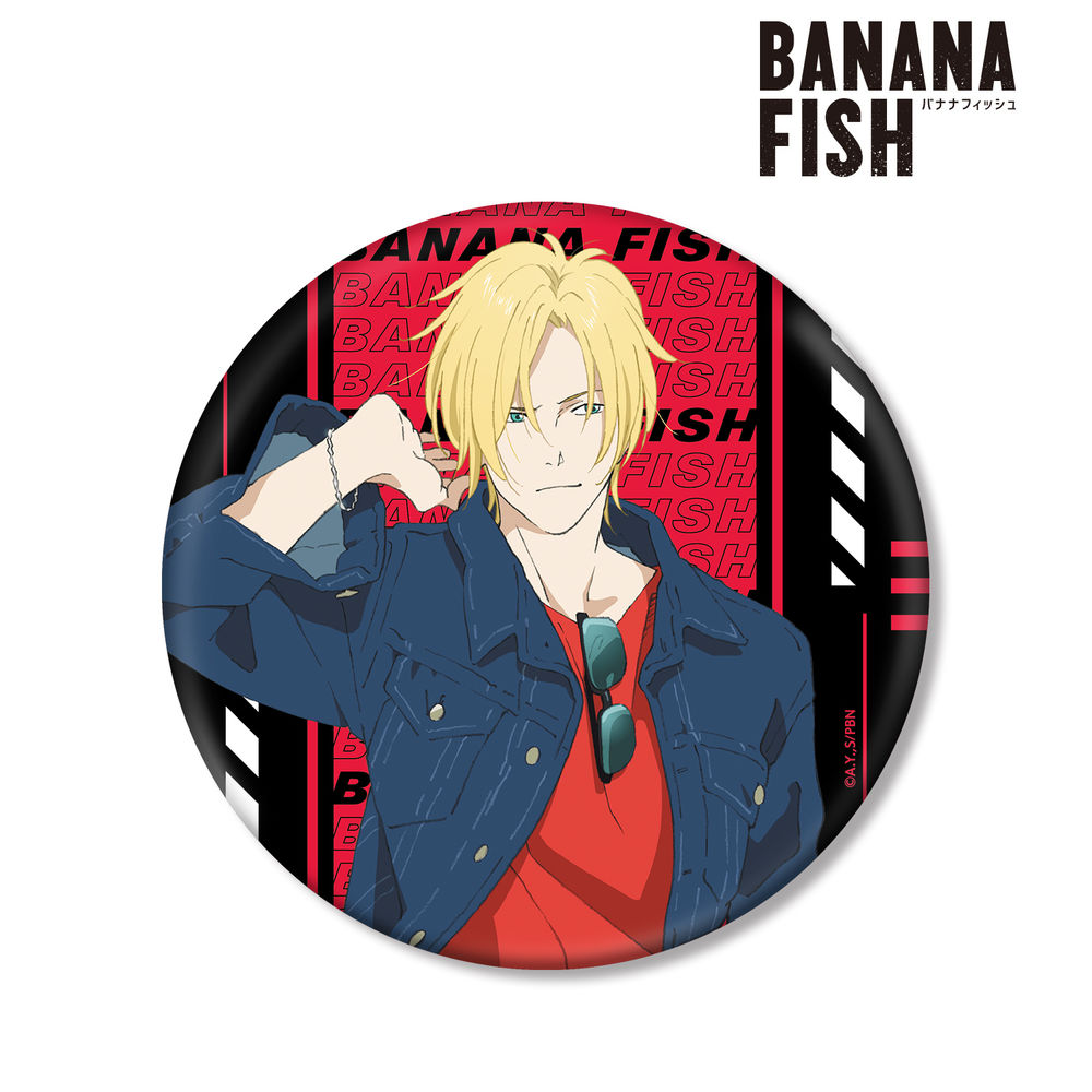 BANANA FISH 原畫 插圖 亞修・林克斯 牛仔布 Ver. 大襟章 | BANANA FISH 描き下ろしイラスト アッシュ・リンクス ...