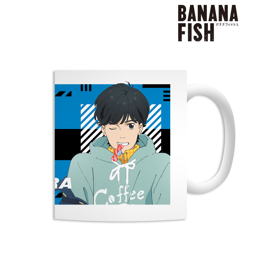 Banana Fish 原畫插圖奧村英二牛仔布ver 馬克杯 Banana Fish 描き下ろしイラスト奥村英二デニムver マグカップ 動漫產品 生活精品