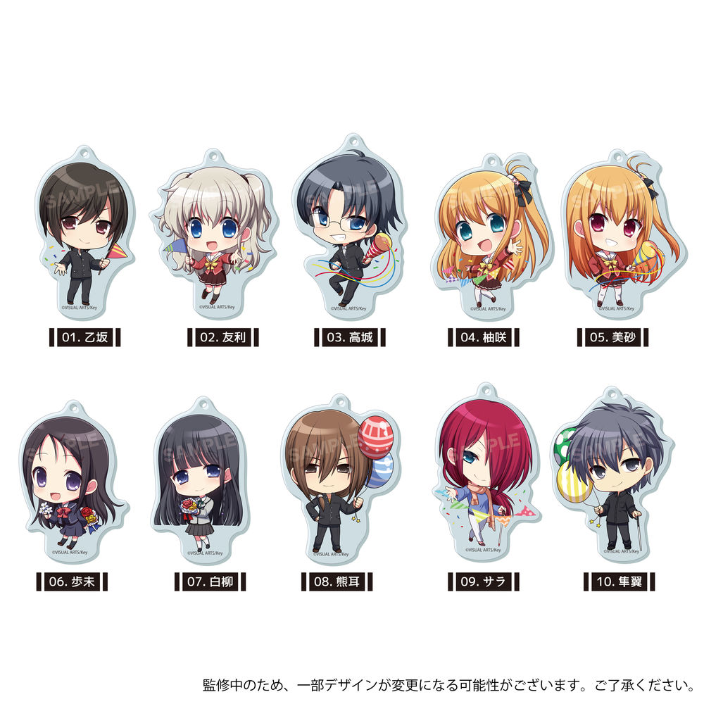 Charlotte Marutto 台座匙扣01 第1彈 1盒10件 Charlotte まるっとスタンドキーホルダー01 第1弾 動漫產品 食玩及盒蛋 匙扣及掛繩 Charlotte Marutto 台座匙扣01 第1彈 1盒10件 Charlotte まるっとスタンドキーホルダー01 第1弾 動漫產品 食玩及盒蛋 匙扣及掛繩