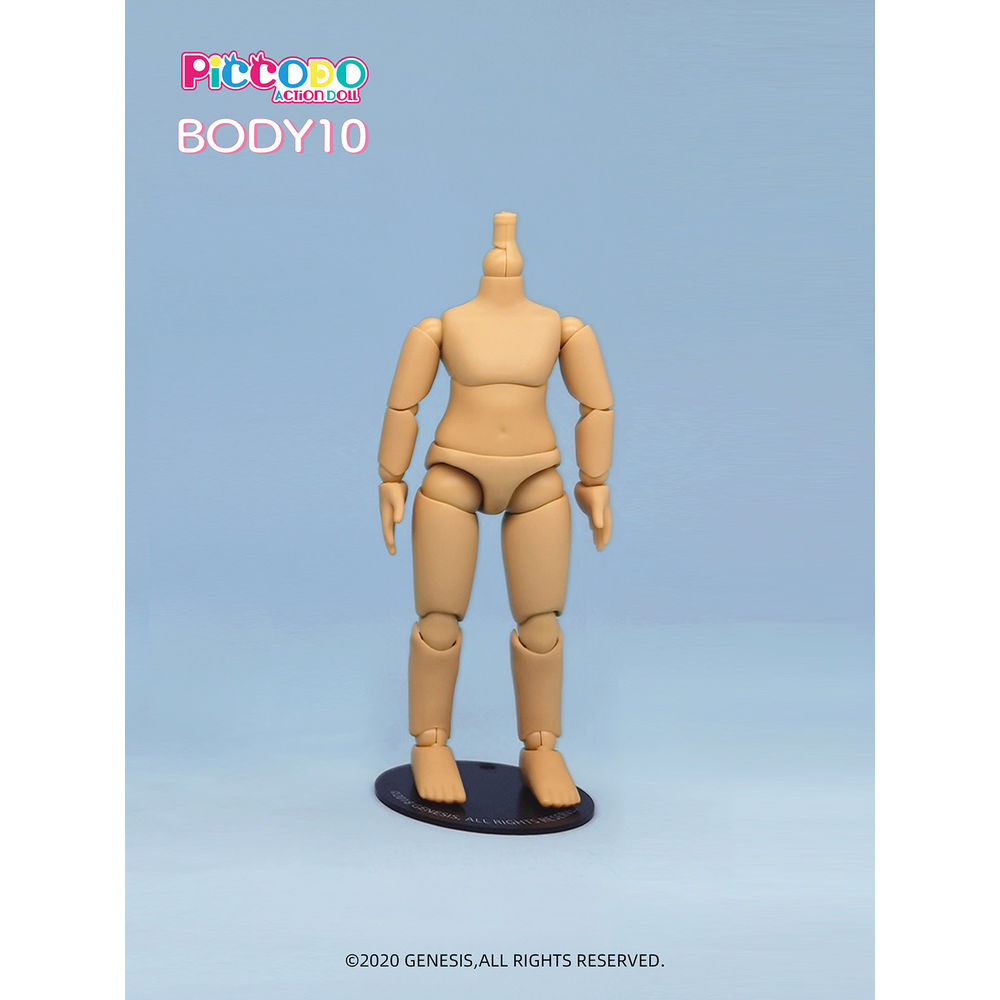 Piccodo 系列 Body10 Deformed Doll Body Pic D002t 日燒膚色 Piccodoシリーズ Body10 デフォルメドールボディ Pic D002t 日焼け肌 Figures 可動 Figures