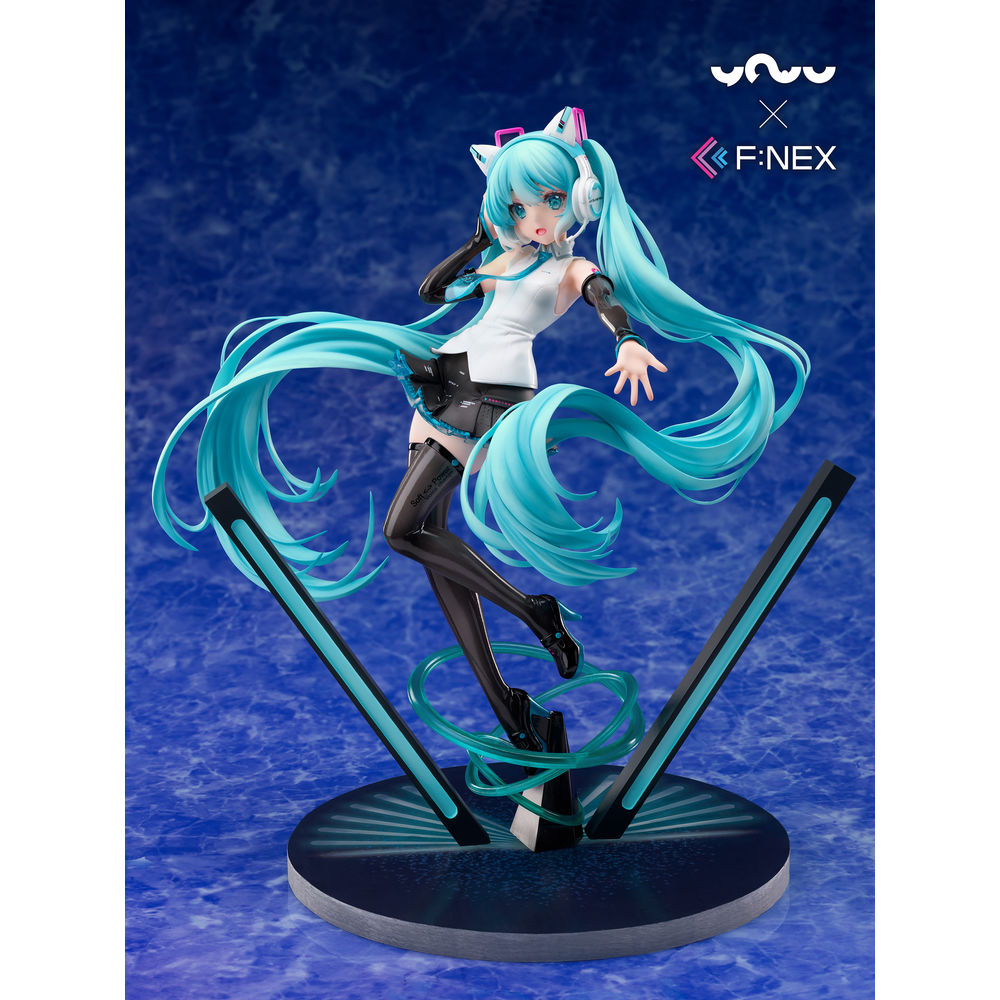 妖舞YOMU×F:NEX】初音ミク 猫耳ヘッドホンVer. 1/7スケール - その他