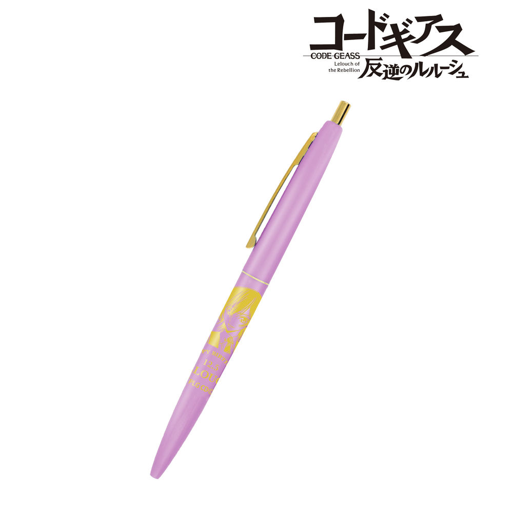 叛逆的魯魯修 原畫 插圖 魯魯修 生日 Ver Click Gold 原子筆 コードギアス 反逆のルルーシュ 描き下ろしイラスト ルルーシュ バースデーver クリックゴールド ボールペン 動漫產品 文具