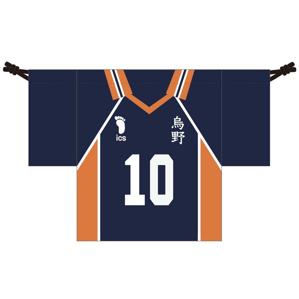 排球少年 To The Top 制服型巾着烏野高校 ハイキュー To The Top ユニフォーム型巾着烏野高校 動漫產品 潮流服飾