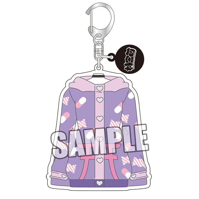 電音部衣裝型匙扣犬吠埼紫杏 電音部衣装型キーホルダー犬吠埼紫杏 動漫產品 匙扣及掛繩