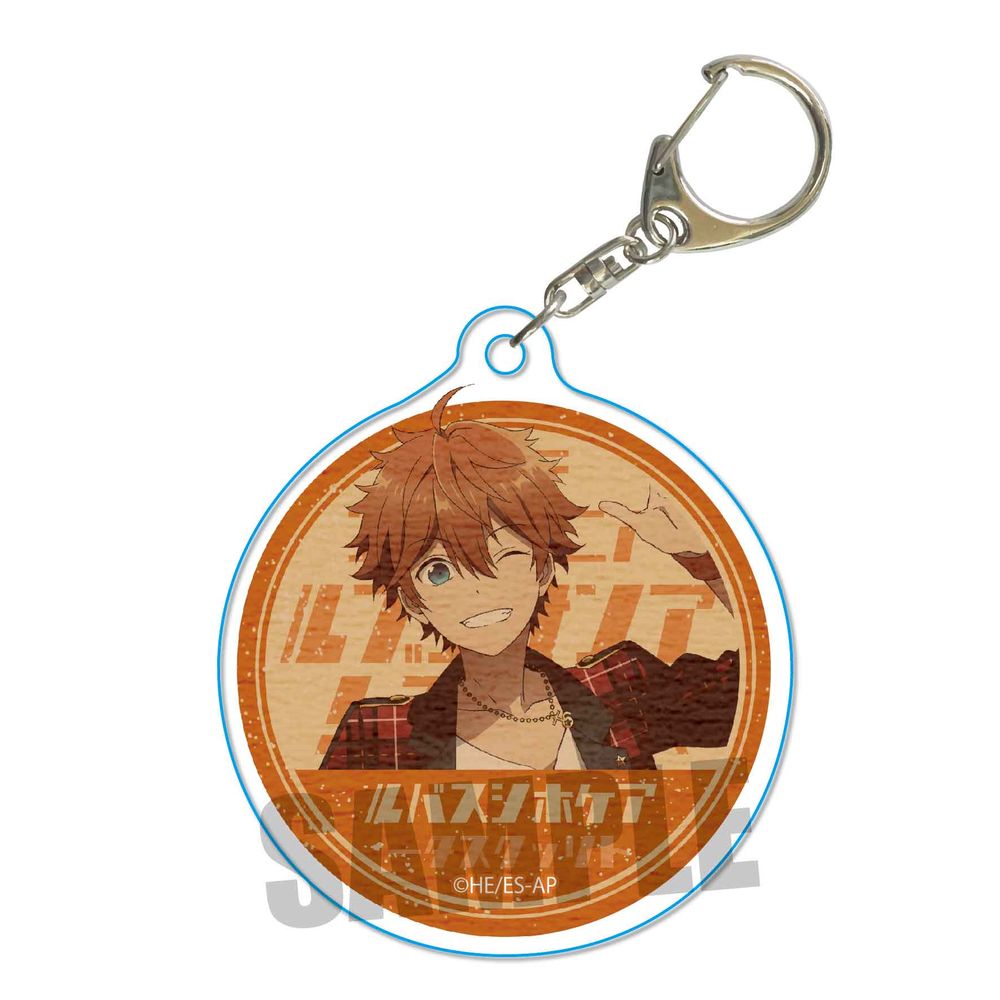 偶像夢幻祭 日式復古 亞加力膠 匙扣 Part1 明星昴流 あんさんぶるスターズ 和れとろアクリルキーホルダー Part1 明星スバル 動漫產品 匙扣及掛繩