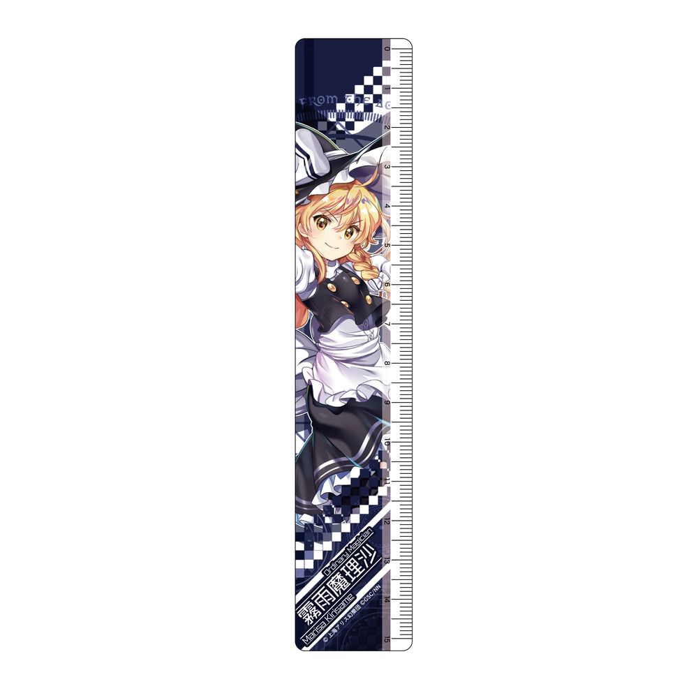 東方歸言錄15cm間尺霧雨魔理沙 東方lostword 15cm定規霧雨魔理沙 動漫產品 文具
