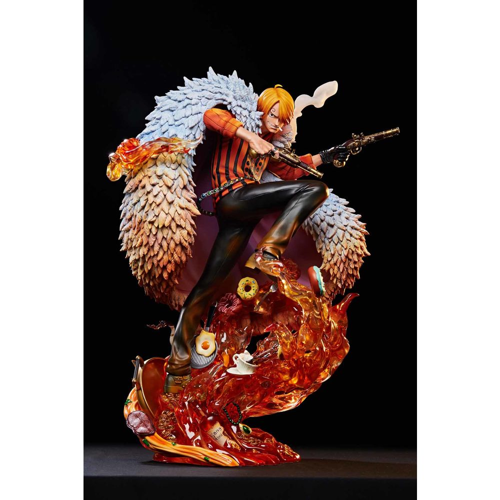 海賊王 Log Collection 大型 Statue 系列 山治 ワンピース ログコレクション 大型スタチューシリーズ サンジ Figures Figures 擺設