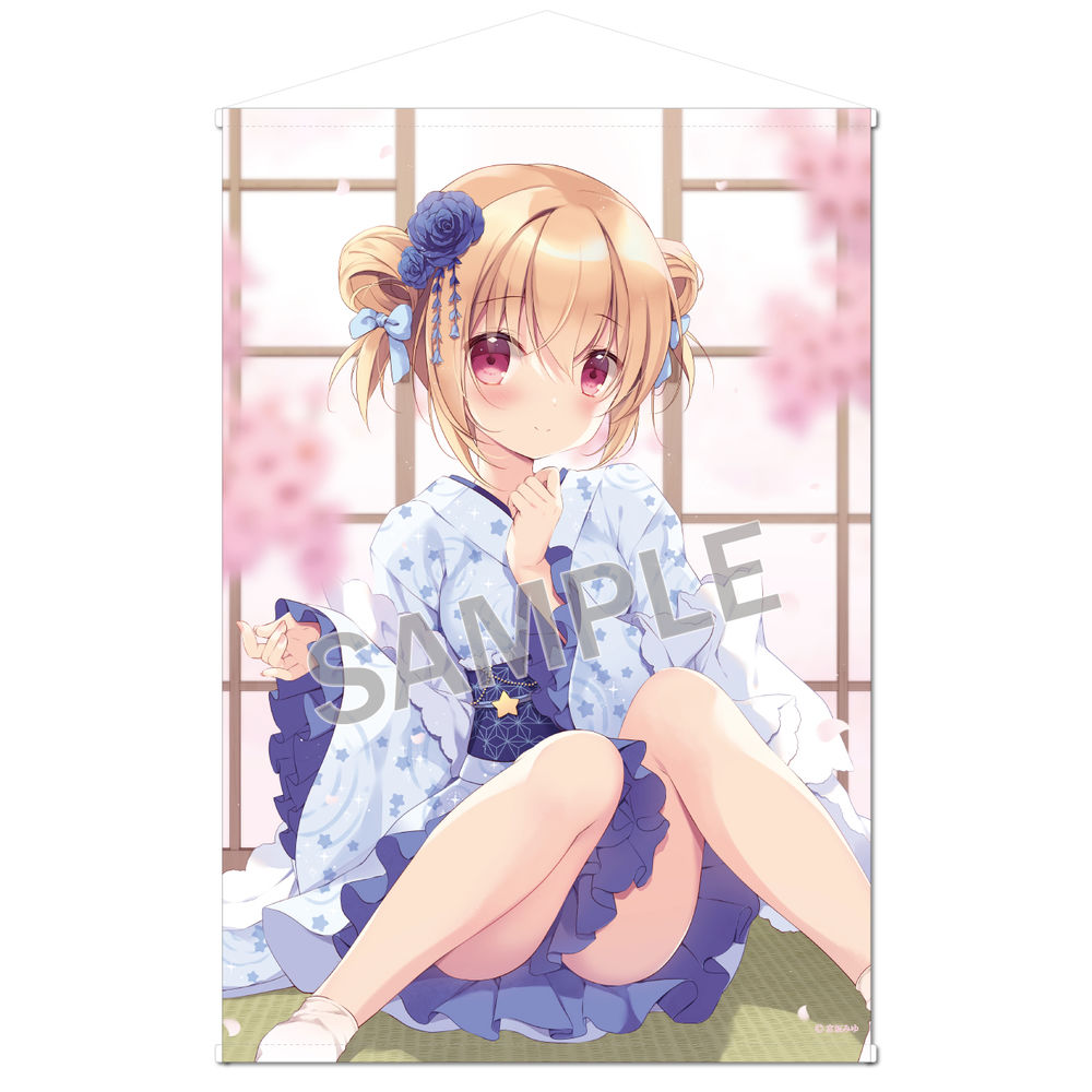 Miyu Miyasaka B1 掛畫和服ciel 宮坂みゆb1タペストリー着物シエルちゃん 動漫產品 生活精品 插畫及色紙