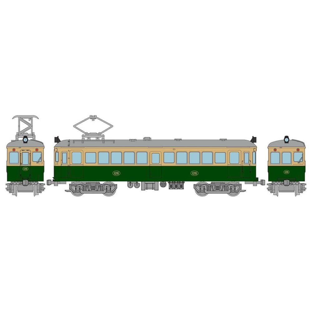 鐵道collection 叡山電車dena 21型b 126號車 鉄道コレクション叡山電車デナ21型b 126号車 Figures 組裝模型