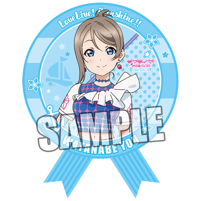 Love Live Sunshine Die Cut 貼紙 渡邊曜 Part 2 ラブライブ サンシャイン ダイカットステッカー 渡辺曜 Part 2 動漫產品 文具