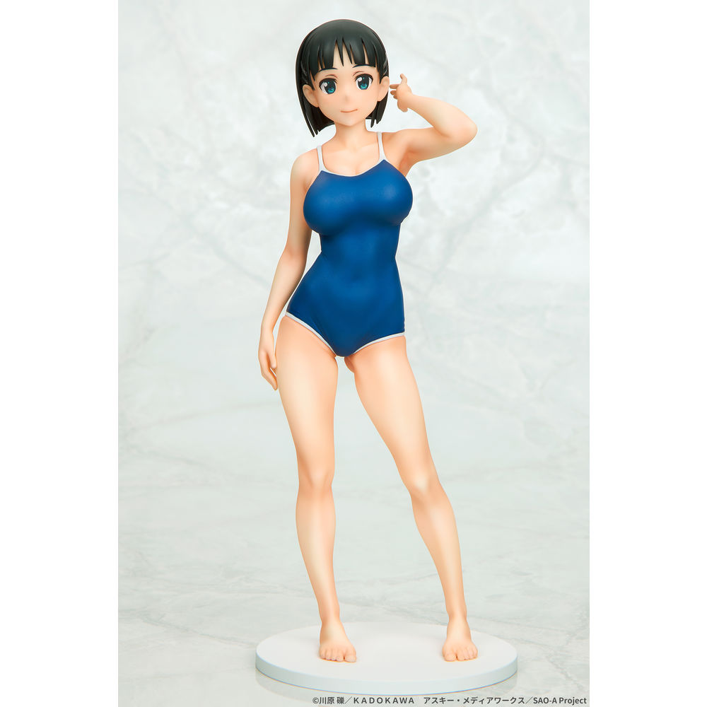 刀劍神域 桐谷直葉 紺 School Ver ソードアート オンライン 桐ヶ谷直葉 紺スクver Figures Figures 擺設