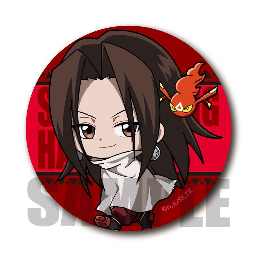 Shaman King 步行模樣襟章麻倉葉王 Shaman King てくトコ缶バッジハオ 動漫產品 襟章