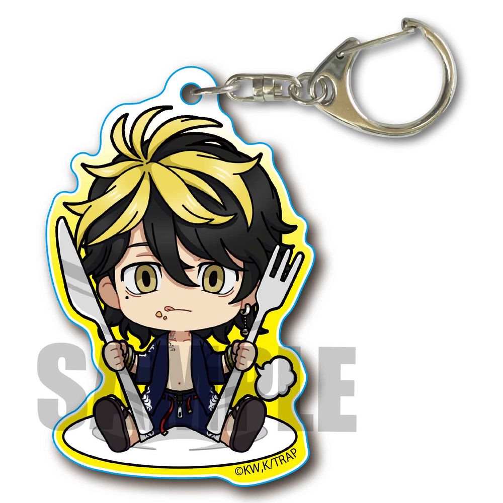 Gochi角色亞加力膠匙扣東京復仇者羽宮一虎 ごちきゃらアクリルキーホルダー東京リベンジャーズ羽宮一虎 動漫產品 匙扣及掛繩