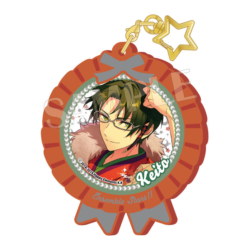 偶像夢幻祭 Pitatto 匙扣ver 2 蓮巳敬人 あんさんぶるスターズ Pitattoキーホルダーver 2 蓮巳敬人 動漫產品 匙扣及掛繩